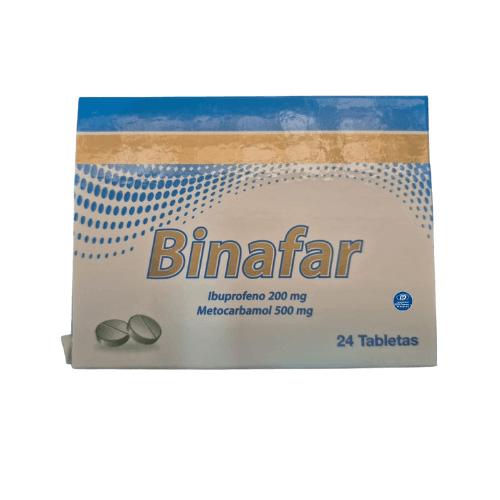 Binafar Ibuprofeno + Metocarbamol x24 Tbs