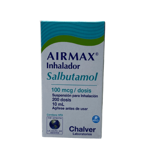 AIRMAX Salbutamol Inhalador 100mcg chalver