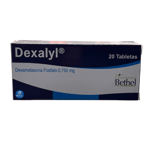 Dexalyl (Dexametasona Fosfato) 0,750mg x20 Tbs
