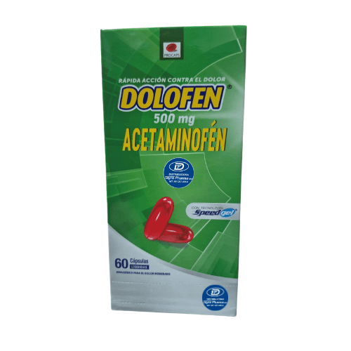 Dolofen 500mg (Acetaminofén) x60 Caps