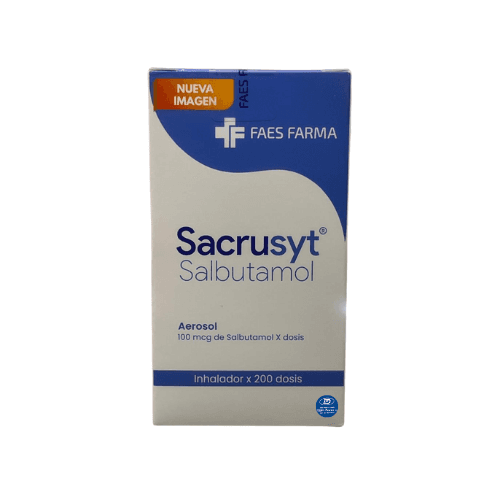 Sacrusyt Salbutamol Inhalador 100mcg
