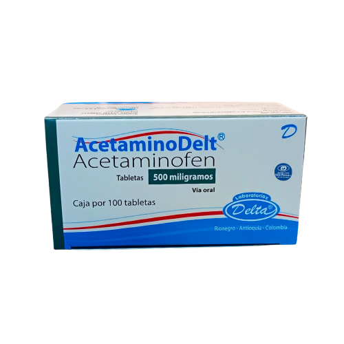 Acetaminofén 500mg x100 Tbs Delta