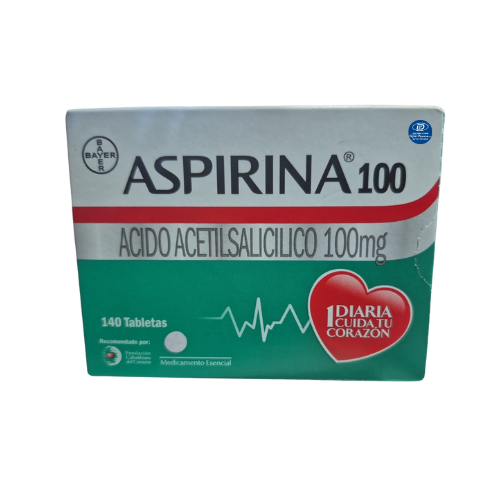 Aspirina 100 (Bayer) x140 Tbs