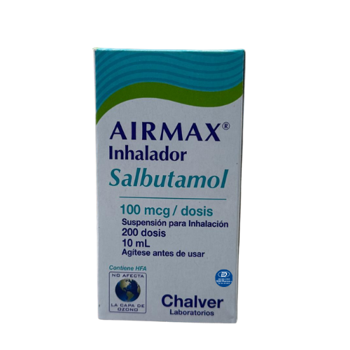 AIRMAX Salbutamol Inhalador 100mcg chalver