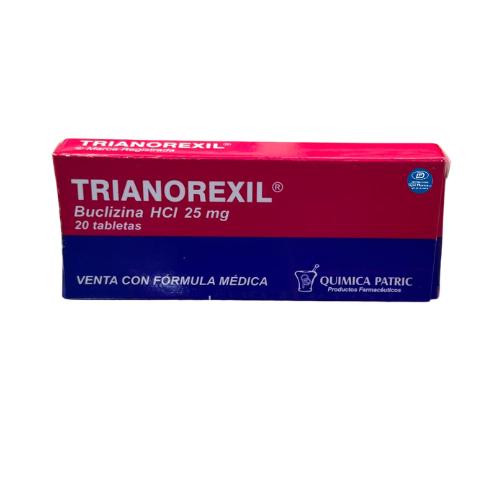 Trianorexil Buclizina 25mg x20 Tbs